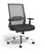 Marrett Mesh and Fabric Task Chair in Black by Union and Scale (53249)
